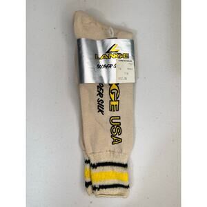 VTG Lange USA Super Silk Winter Ski Socks Silk/Wool Blend Fits Size 7-9 USA Made